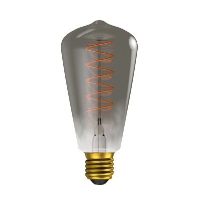 Bell Lighting 4w 240v ES LED Vintage Soft Coil ST64 Gunmetal 4000k Dimmable 60030