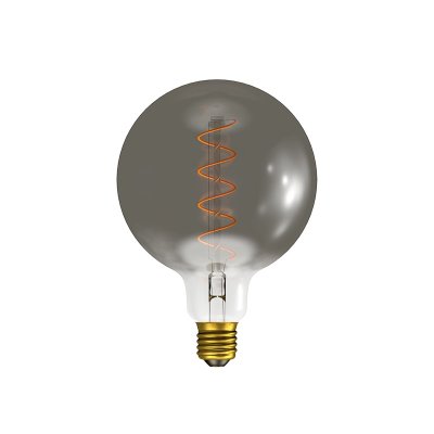 Bell Lighting 4w 240v ES LED Vintage Soft Coil 125mm Globe Gunmetal 4000k Dimmable 60031