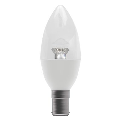 Bell Lighting 4w 240v SBC LED Candle Clear 2700k 05701