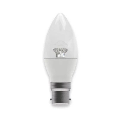 Bell Lighting 3.9w 240v BC LED Candle Clear 2700k Dimmable