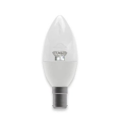 Bell Lighting 3.9w 240v SBC LED Candle Clear 2700k