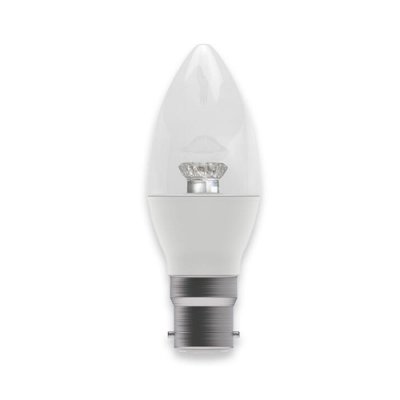 Bell Lighting 2.1w 240v BC LED Candle Clear 2700k Dimmable