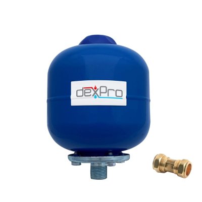 deXpro Expansion Vessel 2L + Check Valve - DXUKIT1