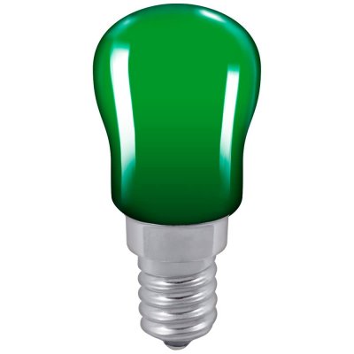 Crompton Lamps 15W 240v Green Pygmy E14 Dimmable