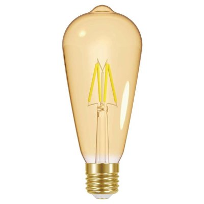 Energizer LED 5W E27 Filament Gold ST64 550lm 2200k Warm White Dimmable S15026