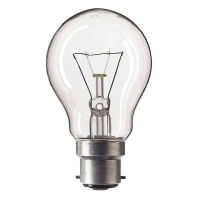 100w 240v BC B22 Clear Incandescent GLS