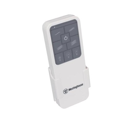 Westinghouse Ceiling Fan and Light Remote Control Kit 77880  Backlit Display, 4 Speed, White