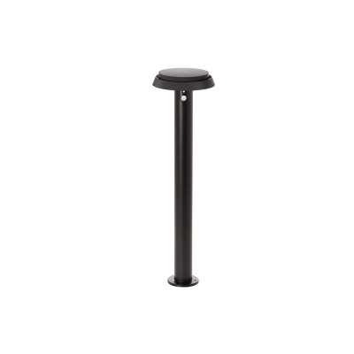 Integral LED True Solar Outdoor Bollard Light 700mm IP65 Black ILSBDB009