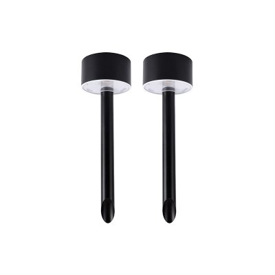 Integral True Solar Outdoor Spike Lights 2 Pack IP44 0.5W 3000K Matt Black LED Garden Uplights ILSSKB013