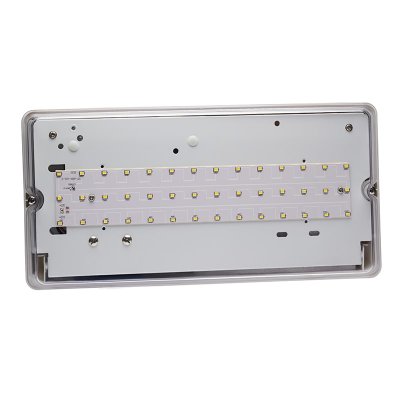 Bell 09094V2 Spectrum 7W LED Emergency Bulkhead  IP65, 1100lm, 6500K  Non-Maintained  Self-Test or Manual Mode