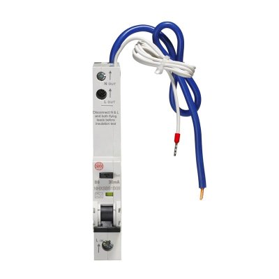 Wylex NHXSBS1B06 RCBO 6A 30mA SPN Type A B Curve 6kA  Single Module