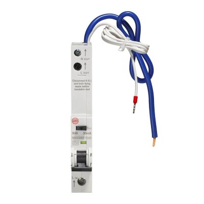 Wylex NHXSBS1B06 RCBO 6A 30mA SPN Type A B Curve 6kA  Single Module