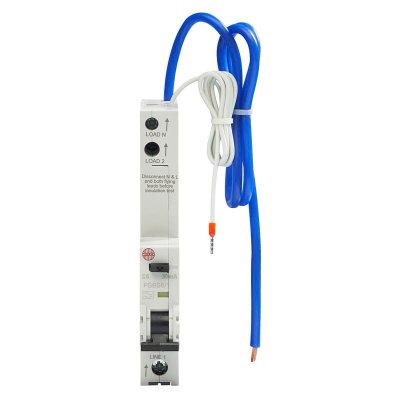 Wylex PSBS6/1 RCBO  C6 6A 30mA 10kA 1P+N Type A, Single Module