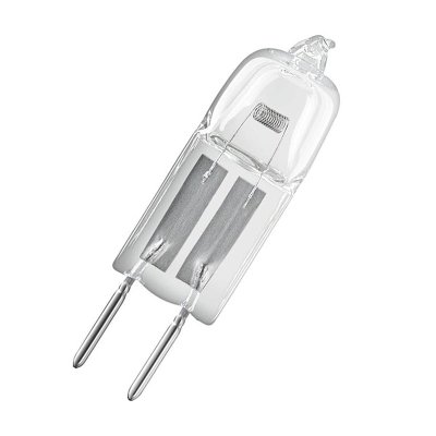 Lumineux 5W 12V G4 Halogen Capsule Bulb  Dimmable, Warm White, Clear