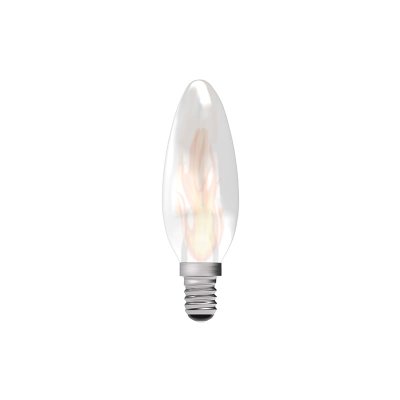 Bell LED 0.3W Flicker Candle - Straight Filament SES 1800K (61030)