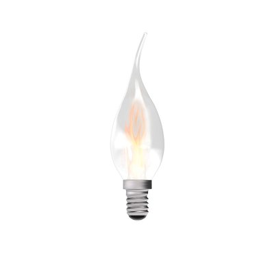 Bell LED 0.3W Bent Flicker Filament Candle SES 1800K  Decorative Vintage Look 61031