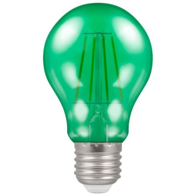 Crompton 4.5w 240v ES E27 LED Filament Harlequin GLS Bulb Green 13681