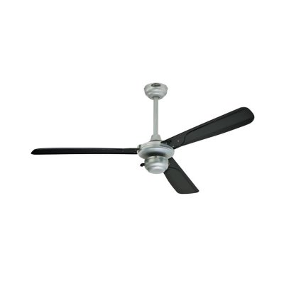 Westinghouse Mountain Gale 132cm Indoor/Outdoor Ceiling Fan Silver & Black ABS Blades 72422