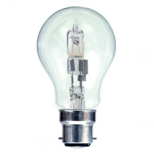 GE 42w 240v BC B22 Clear Halogen GLS Energy Saving Bulb