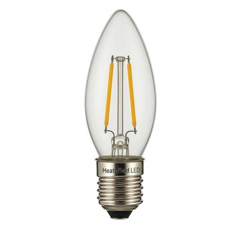 Heathfield 4.2w 240v ES LED Filament Candle Bulb Clear 2700K Dimmable