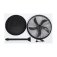Westinghouse Yucon I 72715 Black & Silver Pedestal Floor Fan  50cm Standing Cooling Fan