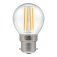 Crompton 6.5W (60w) 240v BC B22 2700k Filament LED Golfball Light Bulb