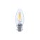 Integral 3.4w 220-240v 470lm LED Candle B22 2700k Warm White Dimmable 330 Degree Beam Clear ILCANDB22DC043