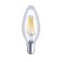Integral 3.4w 220-240v 470lm LED Candle B15 2700k Warm White Dimmable 330 Degree Beam Clear ILCANDB15D051
