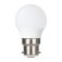 Integral 2.2w 220-240v 250lm LED Golfball B22 2700k Warm White Non-Dimmable 240 Degree Beam Frosted ILGOLFB22NC051