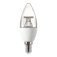 Integral 4.9w 220-240v 470lm LED Candle E14 2700k Warm White Non-Dimmable 240 Degree Beam Clear ILCANDE14NC067