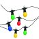 Powermaster S8894 LED 20 Large Globe Festoon String Lights  Coloured, IP44, Outdoor & Garden Use