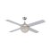 Westinghouse Kelcie 132 cm Ceiling Fan  Brushed Nickel Finish with Crystal Jewel Light & Remote Control 72206