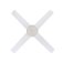 Westinghouse Kelcie 132cm (52) Ceiling Fan with Crystal Light  White/Silver Finish, Remote Control 72262