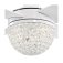 Westinghouse Kelcie 132cm (52) Ceiling Fan with Crystal Light  White/Silver Finish, Remote Control 72262