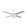 Westinghouse Kelcie 132cm (52) Ceiling Fan with Crystal Light  White/Silver Finish, Remote Control 72262