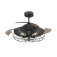Westinghouse Dunlin 105 cm Ceiling Fan  Matte Black with LED Light & Remote Control 73001