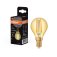 Osram 1906 Vintage LED Gold Golfball Bulb 4W SES E14 Filament Light
