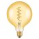 Osram 1906 LED 4W 240V E27 Vintage Gold Globe Filament Bulb Spiral Dimmable 124mm