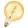 Osram 1906 LED 4W 240V E27 Vintage Gold Globe Filament Bulb Spiral Dimmable 124mm