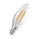 Osram LED Star+ 4W E14 SES Clear Filament Candle Bulb  3 Step Dimmable 2700K