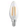 Osram LED Star+ 4W E14 SES Clear Filament Candle Bulb  3 Step Dimmable 2700K