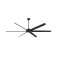 Westinghouse Widespan 254cm (100) Indoor/Outdoor Ceiling Fan  Matte Black Finish, 6 Blades  Model 72248