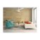Westinghouse Graham 132cm Ceiling Fan  Nickel Lustre Finish, White Blades, Cage Shade, Opal Frosted Glass 72207