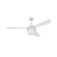 Westinghouse Graham 132cm Ceiling Fan  Nickel Lustre Finish, White Blades, Cage Shade, Opal Frosted Glass 72207