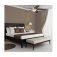 Westinghouse Bendan LED 132cm Indoor Ceiling Fan  Satin Chrome, Wengue Blades, Opal Frosted Glass 72068