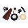 Westinghouse Everett 132cm Indoor Ceiling Fan  Espresso Finish, Reversible Blades, Scavo Glass Bowl 72154
