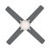 Westinghouse Oscar 122cm Indoor Ceiling Fan  Brushed Nickel, Reversible Wengue/Graphite Blades, Opal Frosted Glass Light 72211