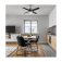 Westinghouse Oscar 122cm Indoor Ceiling Fan  Brushed Nickel, Reversible Wengue/Graphite Blades, Opal Frosted Glass Light 72211