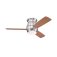 Westinghouse Halley 122cm Ceiling Fan  Brushed Nickel, Reversible Blades, Opal Glass 72181