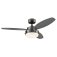 Westinghouse Alloy 105cm Ceiling Fan  Reversible Black/Graphite Blades, Opal Glass 78764